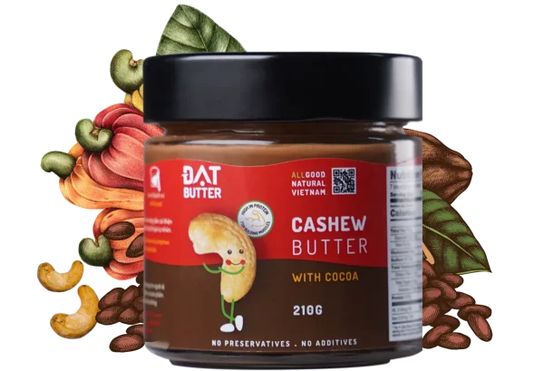 Datfoods Cashew Butter with Cocoa Smooth