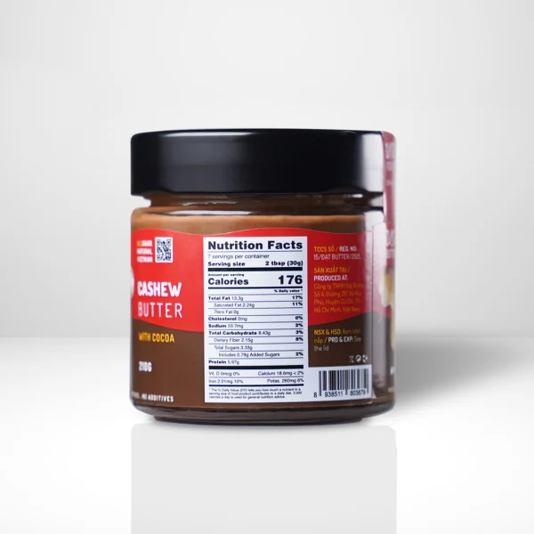 Datfoods Cashew Butter with Cocoa Smooth