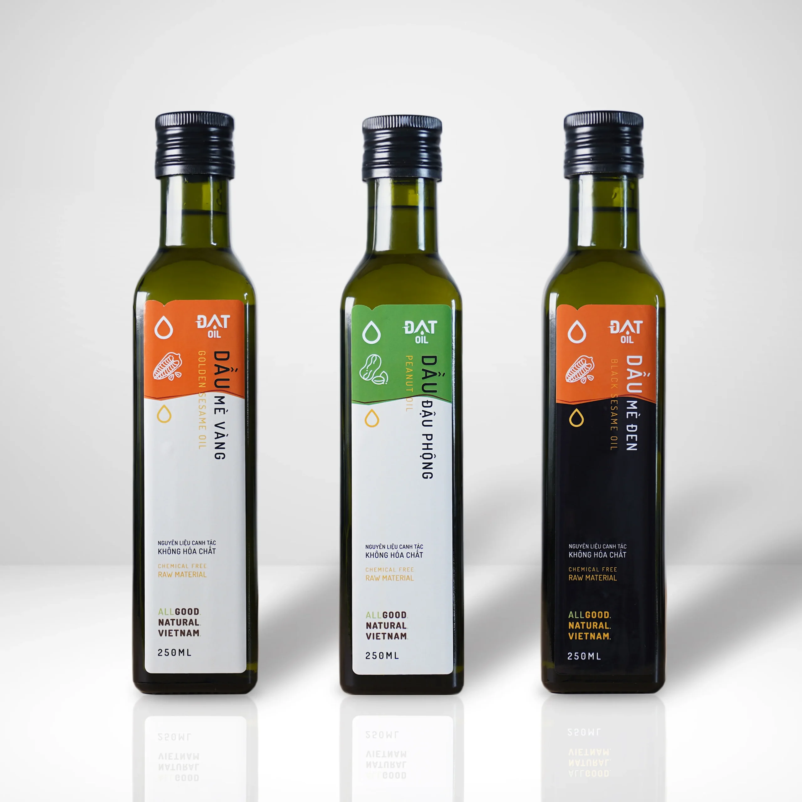 Dat Nut Oil, Peanut Oil, Golden Sesame Oil, Black Sesame Oil