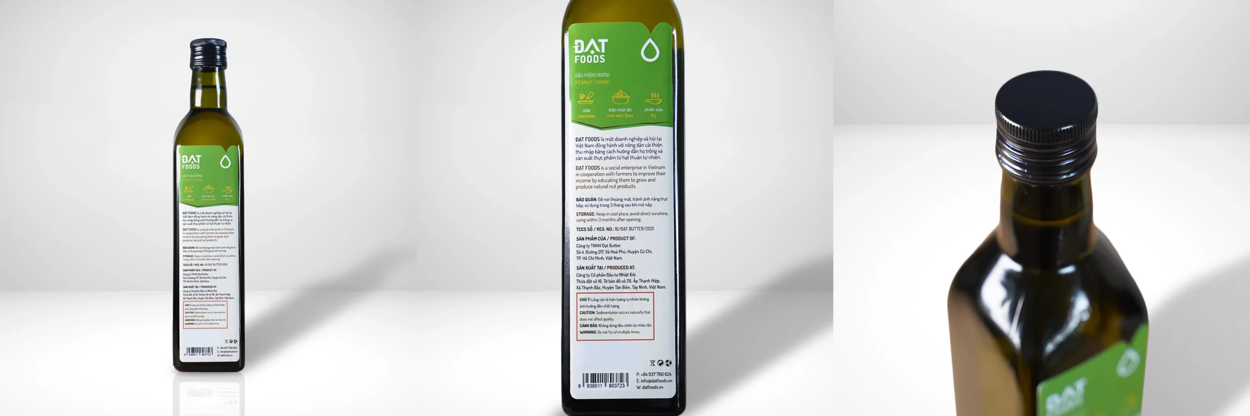 Dat Nut Oil, Peanut Oil, Golden Sesame Oil, Black Sesame Oil